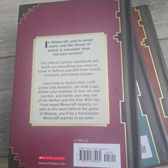 Minecraft lot of 5 books Combat, Essential, Construction, Redstone, & Survivors - Picture 5 of 15